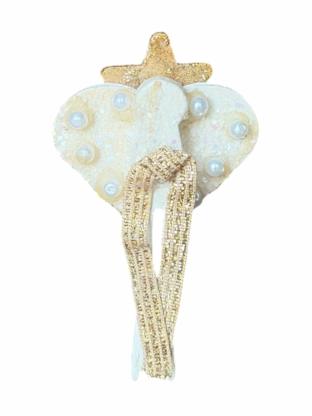 Vintage Country Craft Angel Clothespin Brooch Pin